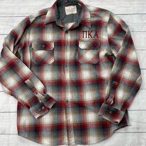 Pi Kappa Alpha embroidered flannel